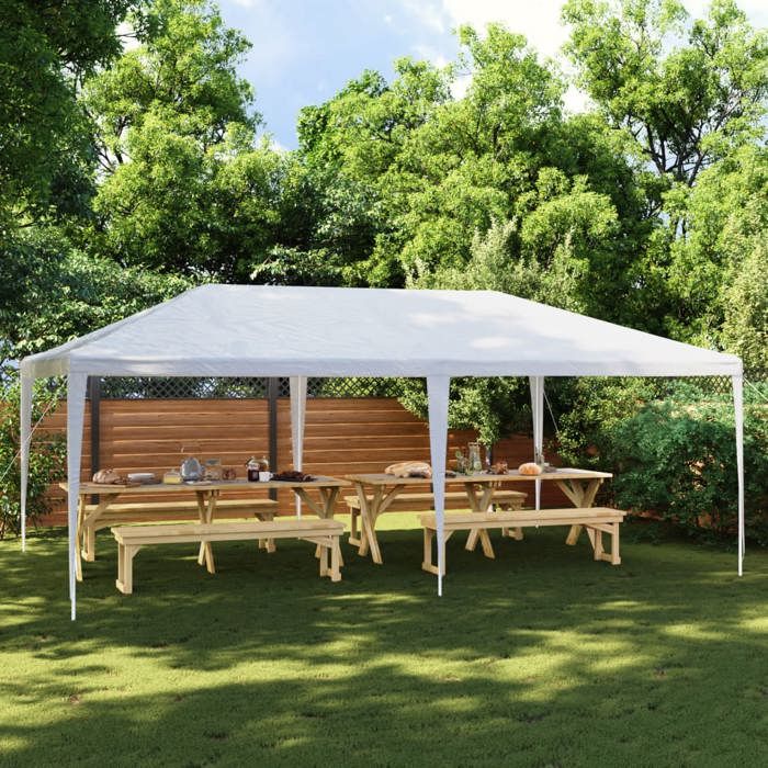 VidaXL Tente de Réception Tonnelle de Patio Chapiteau de Jardin Pavillon d'Extérieur Belvédère de Terrasse Voyages de 48499