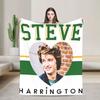 Steve Harrington Blankets  Soft Funny Plush Throw Blanket For Kids Bedroom Flannel Bedspread Bed Cover