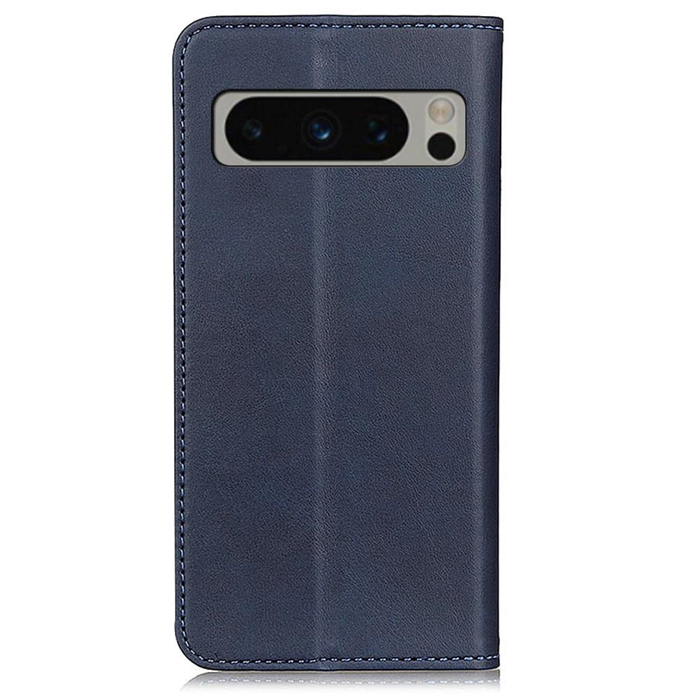 For Google Pixel 8 Pro Shockproof Split Leather Cell Phone Case Flip Stand Wallet Protective Cover