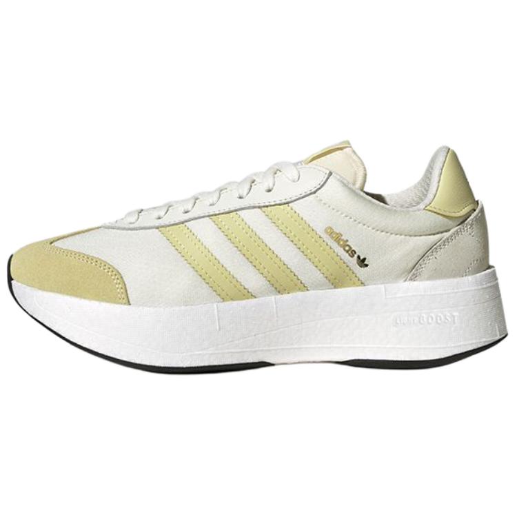 Adidas Originals City Rnr Shoes Comfortable Versatile Fabric Non-Slip Durable Low-Top Running Shoes Women Shoes Beige JQ5150