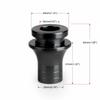 Universal Shift Knob Adapter M10X1.5 M10X1.25 M12X1.25 Thread Aluminum Manual Gear Shifter Boot Retainer for Honda/Toyota Nissan
