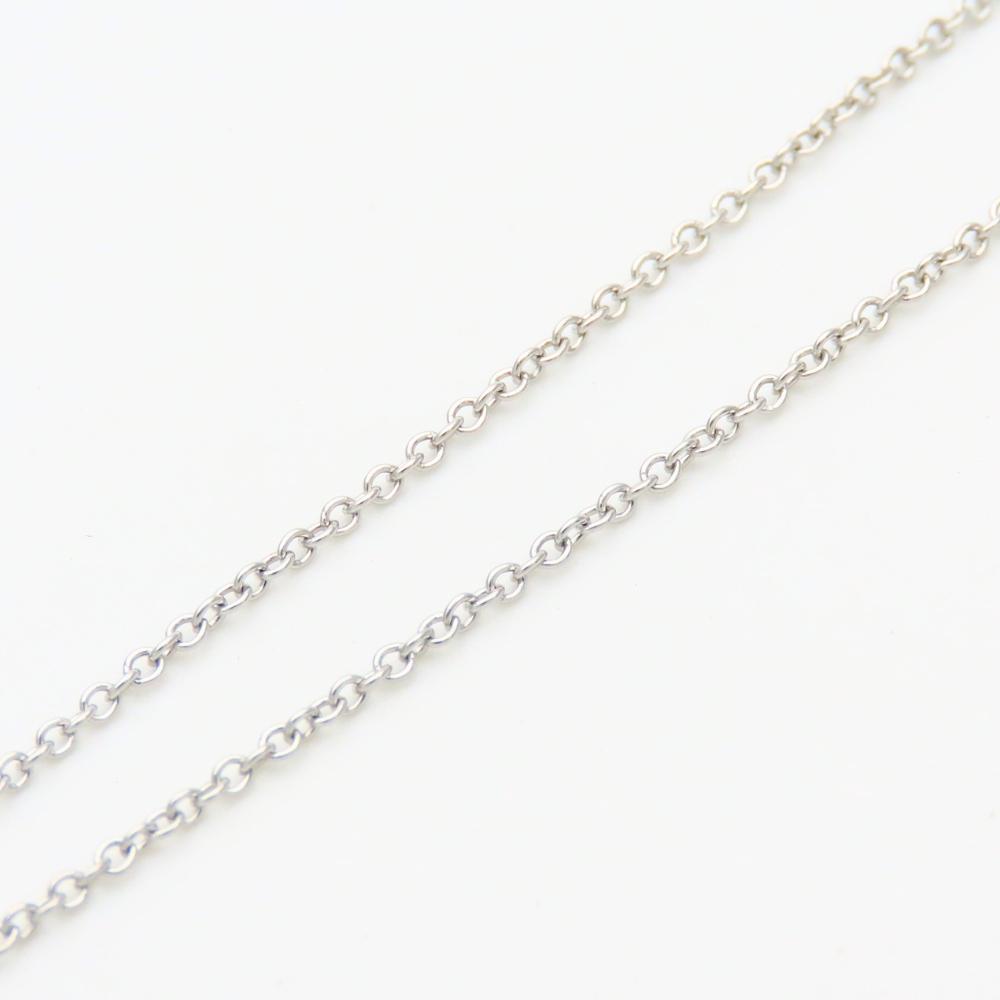 Used TIFFANY&Co. Necklace Solitaire Pt950Platinum/diamond 2.4g Platinum 1PD