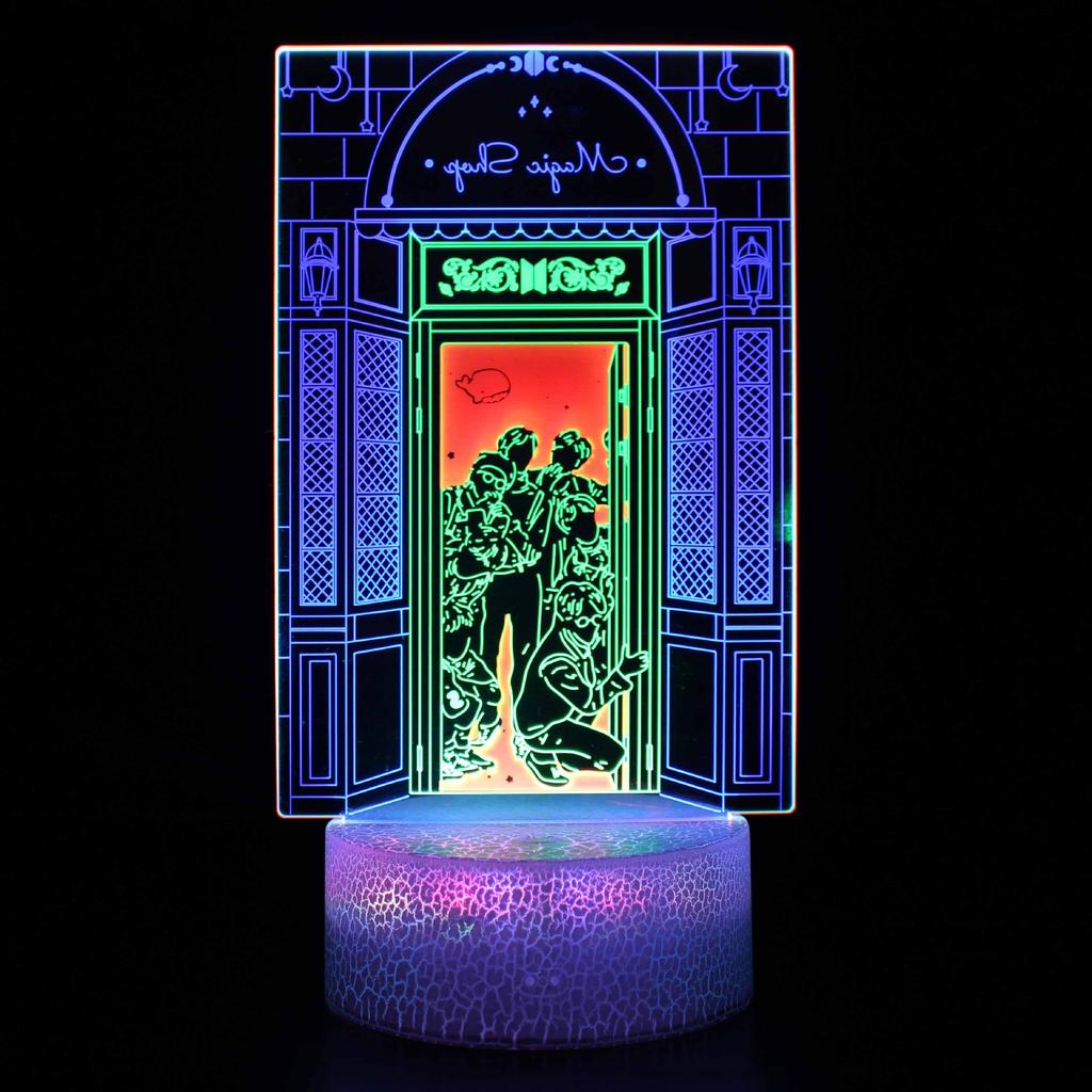 Music Taylor Guitar Music Note Earphones Series Ambient Light Usb Colorful Rgb Night Light Small Desk Lamp