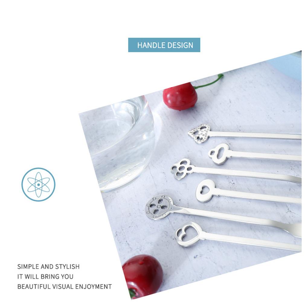 Fruit Fork Dessrt Salad Forks Home Kitchen Tableware Stainless Steel Birthday BBQ Party Cafes Bar Tools Flatware