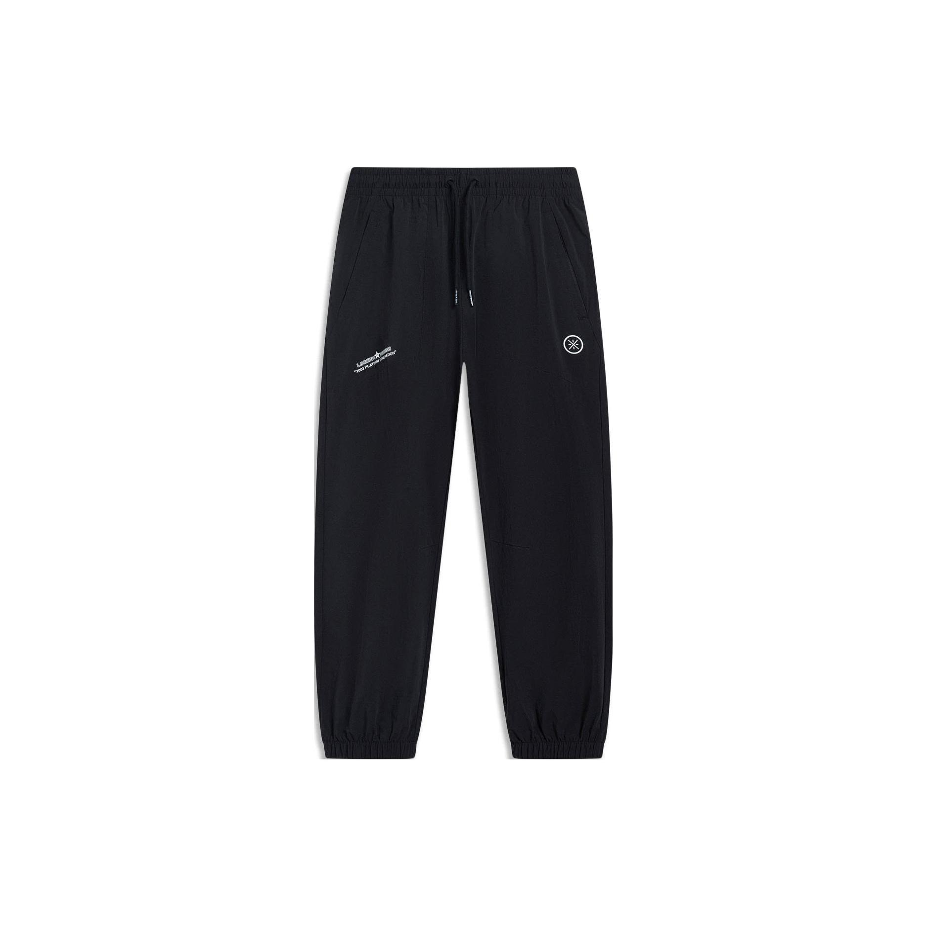Li-Ning Lifestyle Casual Track Pants Black Men s AYKT501-1 M