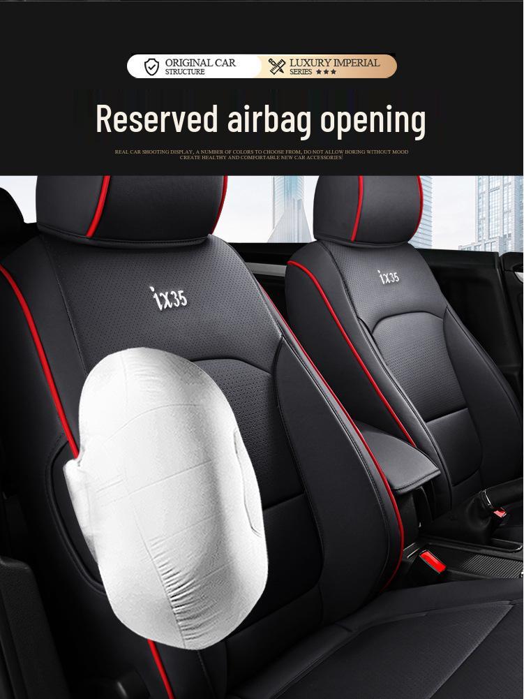 All-Season Car Seat Cover Set for 12-20 Hyundai Ix35 SUV, Full Coverage, 5-Seat