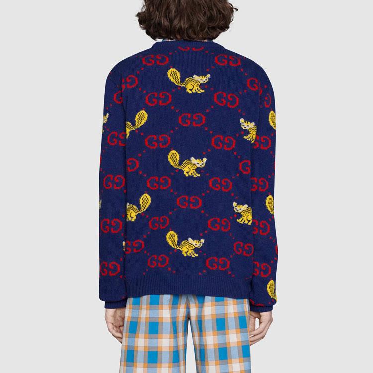 GUCCI x Freya Hartas FW21 Sweater Men's Blue 661836-XKBXX-4795