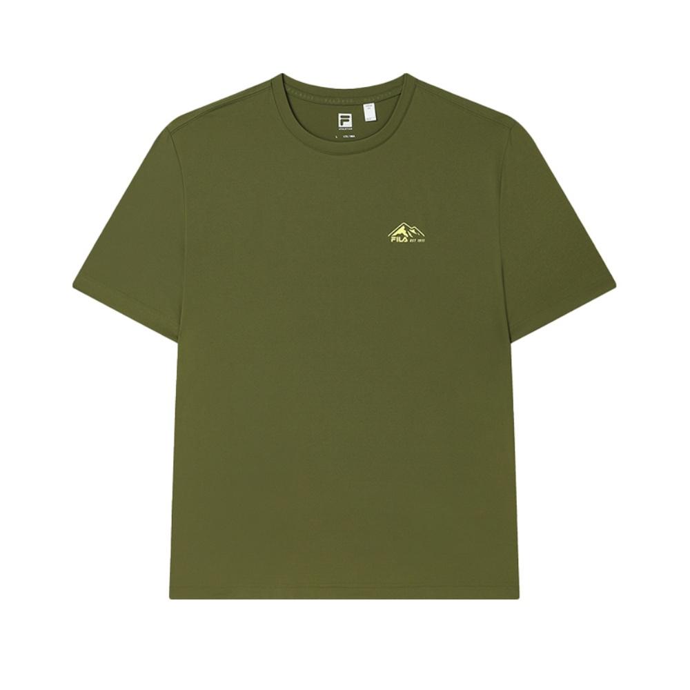 

New FILA AthleticsFitness T Shirt Men s Dark Army Green A51M521106FDG 175/96A/L