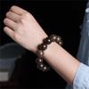 New Brunei Soft Silk Agarwood Bracelet for Men and Women, Buddhist Prayer Beads, Antique Natural Wood Bracelet, Authentic