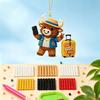 Yousheng 3D Beaded Animal Kit,Cute Tiny Highland Cow Beading Kit with Colorful Embroidery Beads And Instructions,Handmade Bead Art Craft for Beginners