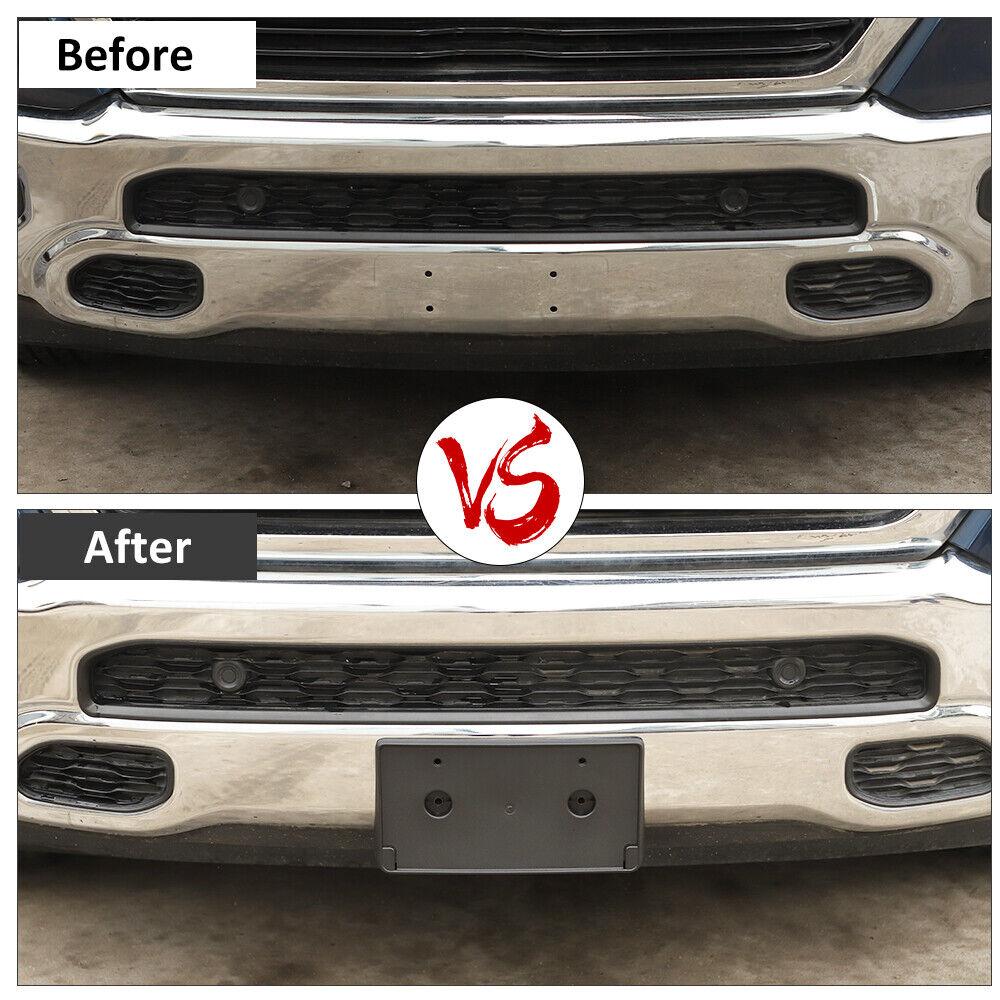 Front License Plate Holder Mounting Bracket For Dodge Ram 1500 2019+ Accessories