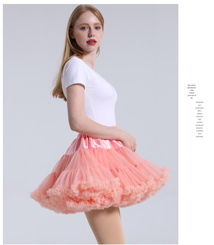 Falda Media de Malla para Adulto Cosplay Boda Enagua – Estilo Lolita