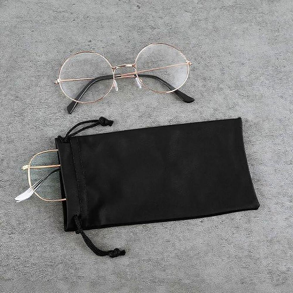 Microfiber Glasses Bags Black Eyeglasses Pouch High Quality Glasses Case