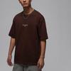 Jordan Letter Embroidery Sports Casual Short Sleeve T-Shirt Men Tops Deep-Red HJ2321-227