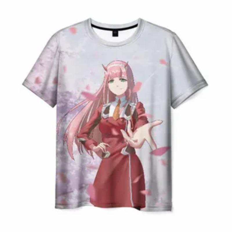 Anime Pattern 3D Printed T-shirt Perfect Gift Anime Fans Japanese Anime Enthusiasts Casual Comfortable Short Sleeve T-Shirt