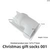 DIY Christmas Snowman Boots Socks Reindeer Bells Crystal Dropper Hanging Decor Table Candles 3D Silicone Mold