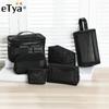 Bolsa Cosmética Transparente de Malha Portátil Estojo de Maquilhagem Feminino Viagem Zíper Organizador de Maquilhagem Lavável Necessaire Bolsa de Armazenamento de Beleza Necessaire