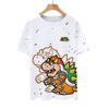 Super Mario Mario Luigi Mario Game Peripheral Summer Quick Dry 3D Short Sleeve T-shirt Men's and Women's Half Sleeve