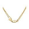 Dior CD Double Chain Star Bracelet Women Bracelet Gold B1133PMTCY-D301