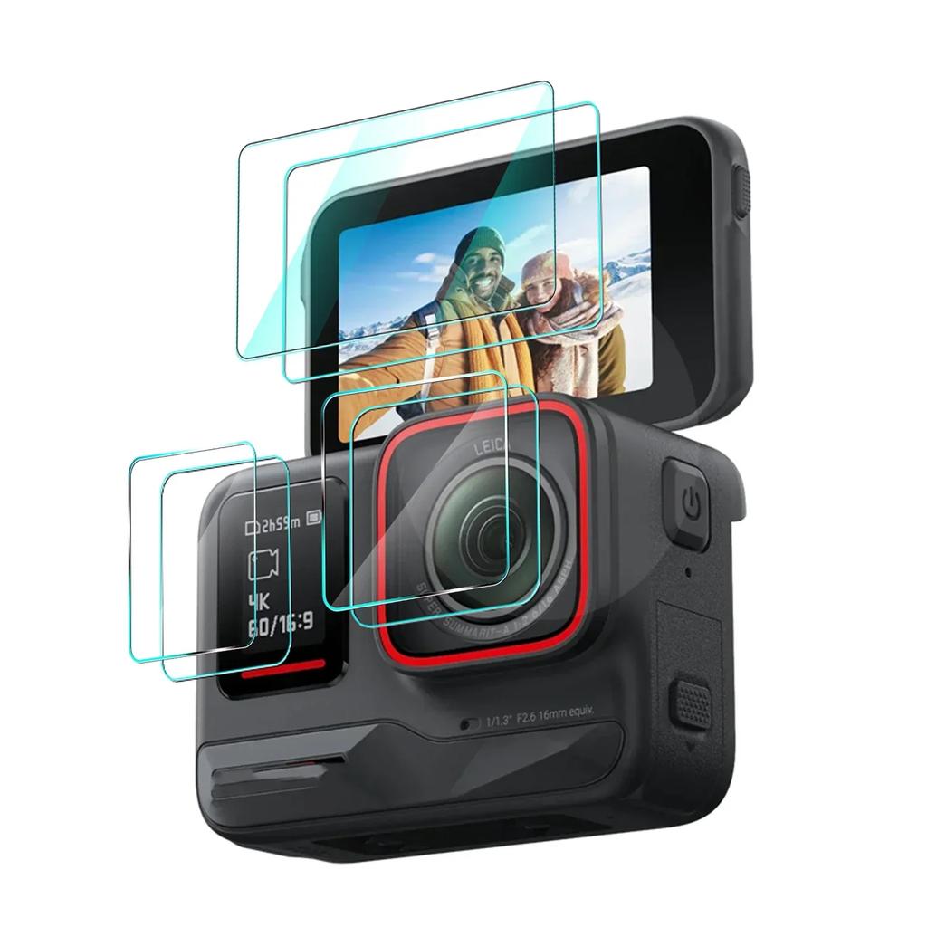 1-3Pack 9H Tempered Glass Lens Film for Insta360 Ace Pro Screen Protector for Insta 360 Ace Camera Anti-Scratch Protective Films