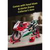 1/9 Ducati 1199 Panigale Alloy Sports Motorcycle Model Diecast Track Racing Motorcycle Model with Spray Sound Light Kids Toys