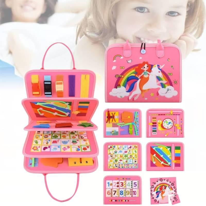 Premium Felt Toy Play Mat For Kids Interactive Learning Board Educational Activities