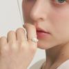 UNI.J [Cotidiano]Signature Flower Silver Ring Ir272