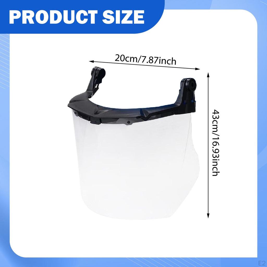 Full Face ,Face Cover Guard 180 Degree Rotatable for Industrial Construction Work Woodworking