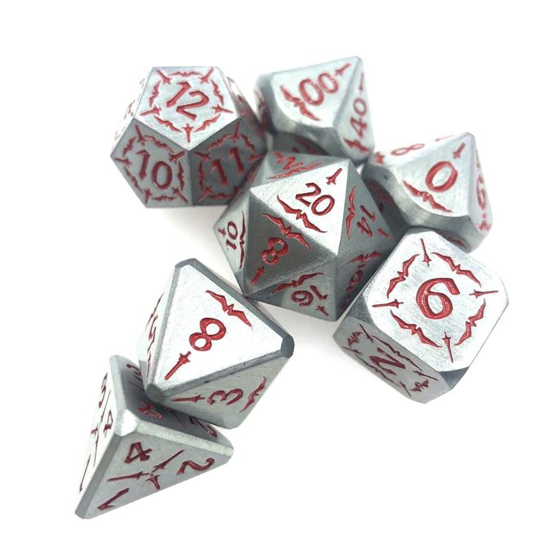 Multi-faceted Alloy Dice Game Props Educational Toys Club/Party Accessories