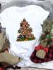Lovely Merry Christmas Funny Trend T Shirt Women Short-Sleeved Print Tee Shirt Female Trend Clothing Women Casual Graphic Tee