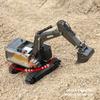 HUINA Excavator Model Car Toy 1/50 1721 Metal Alloy Diecast Static Model Truck Crawler Engineering Vehicle Collection Boy Kids
