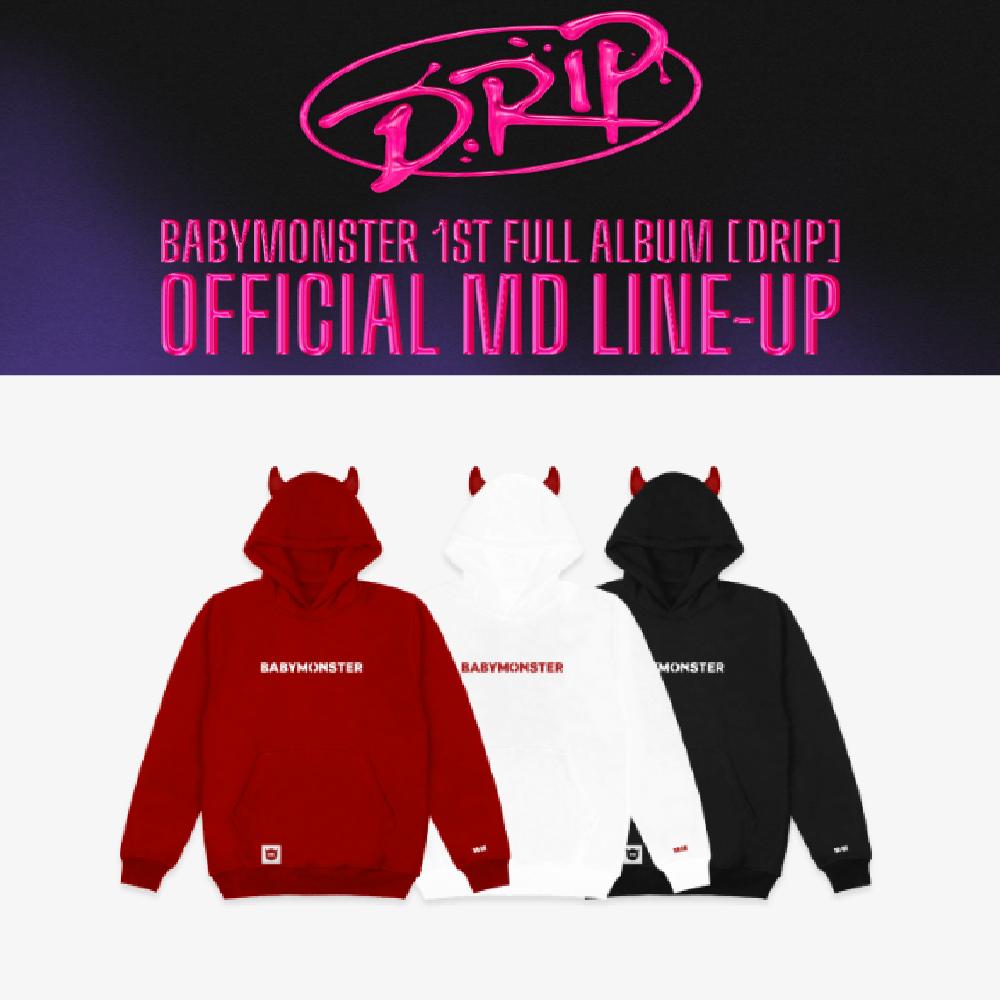 

Толстовка с капюшоном BABYMONSTER DRIP Horn Red M size