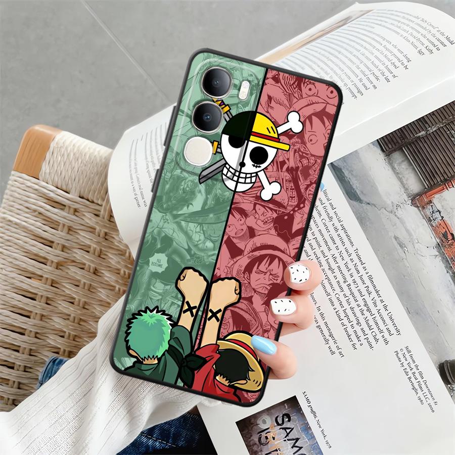 

Case for Vivo Y52S Y93 V27 V29 Y75 Y81 V21E V23 Y51S Y78 Y53S Y71 Y91 Y50 Y95 V25 V30 Phone Cover Ones Pieces Luffys Zoros vivo V23 5G