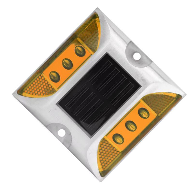 Feb.Ground Marker Lights Double-Sided Warning Light Cast Aluminum Road Stud Lights At Night