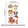 10pcs Christmas Tattoo Stickers Treat Kids Gifts Santa Elk Snowman Xmas Christmas Party Favor Waterproof Tattoos Stickers Gifts