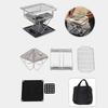 Wind Resistant Outdoor Folding Stove Stable Cooking Performancex When Folded Efficient Combustion Various Setting