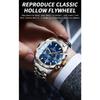 BINBOND Luminous Waterproof Quartz Wristwatch for Men Accurate Luxury Auto Date Chronograph Men's Watch Fashion Durable Reloj