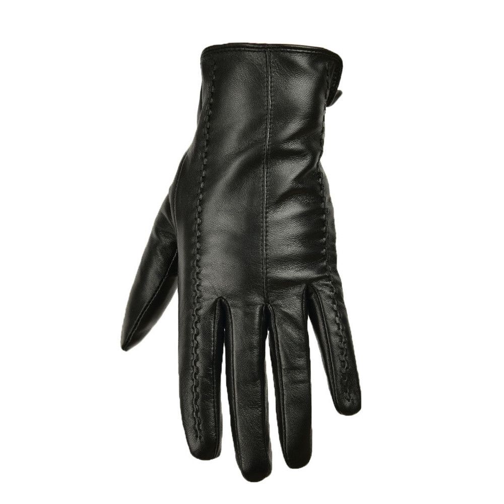Driving Full Finger Outdoor Sport Touch Screen Leather Gloves Winter Warm  Apparel Accessories
