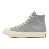 Converse 1970s Renew Cotton Chuck Comfortable & Stylish High Top Canvas Shoes Unisex Light Grey