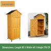 Outdoor Anti-Corrosion Sunscreen Storage Cabinet for Garden and Courtyard