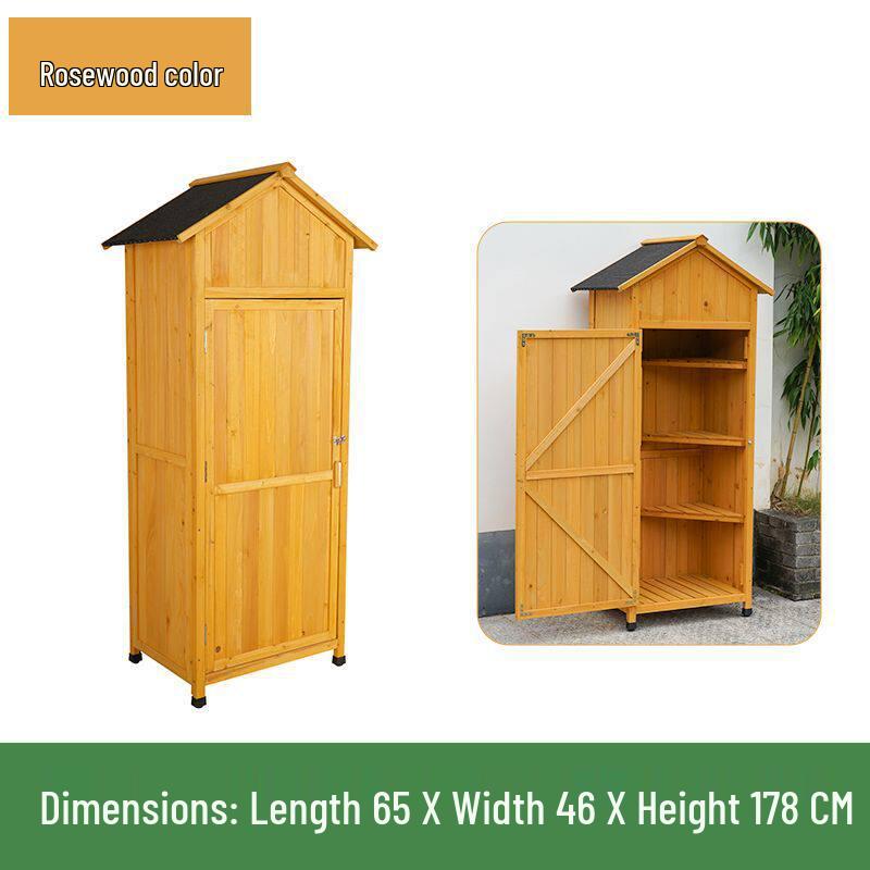 Outdoor Anti-Corrosion Sunscreen Storage Cabinet for Garden and Courtyard