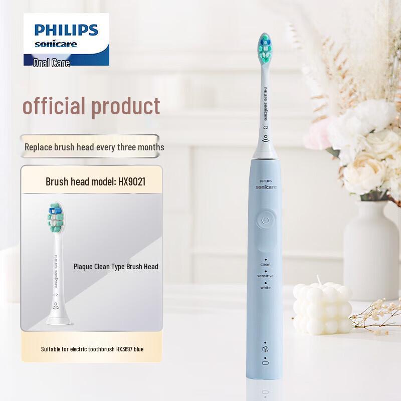 

Philips HX3697/22 Sonic Electric Toothbrush for Adults