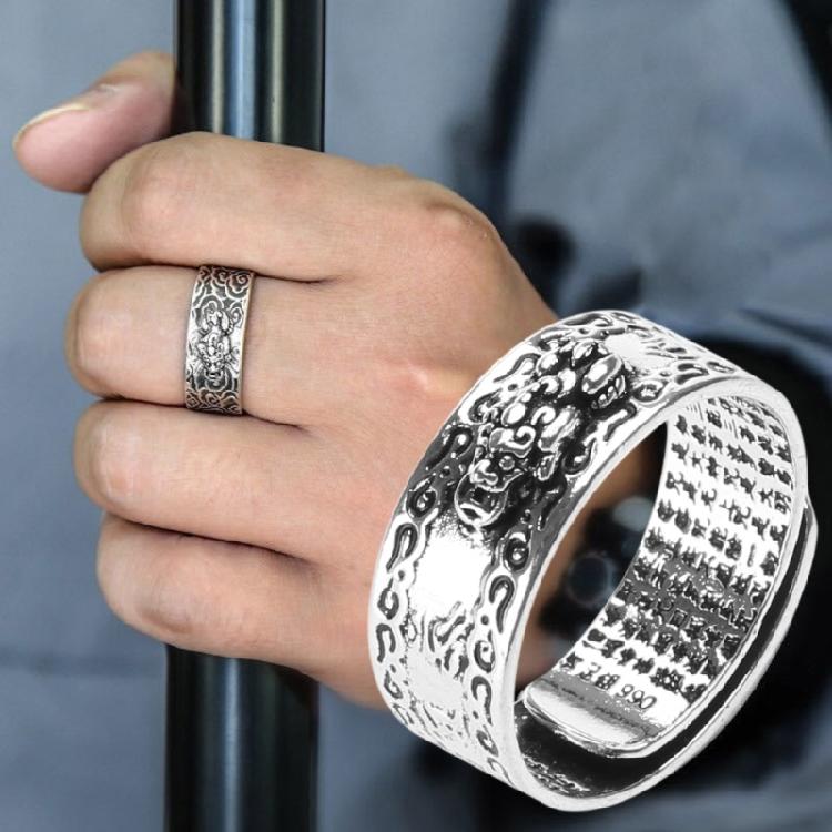 Feng Shui Pixiu Herren Damen Transfer Glücksring Dominanter Zeigefingerring