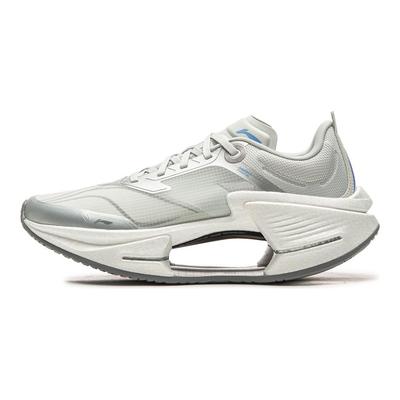 Li Ning Shadow 3 Essential Cushioning Abrasion Resistant Low Top Casual Running Shoes Men's Silver Gray ARRW003-9
