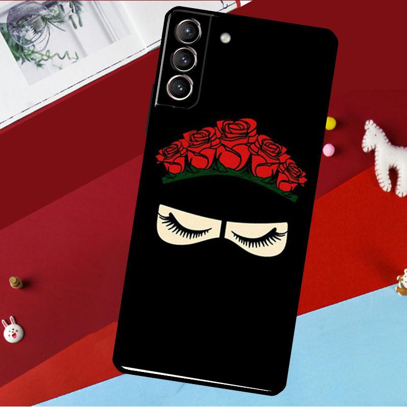 Arabic Muslim Islamic Girl Eyes Funda For Samsung Galaxy S26 S25 S24 S22 S23 Ultra Plus S20 S21 FE S9 S10 S25 FE Phone Case