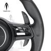 Full Leather Steering Wheel for Porsche Panamera, Cayenne, 911, Taycan, Macan, 718