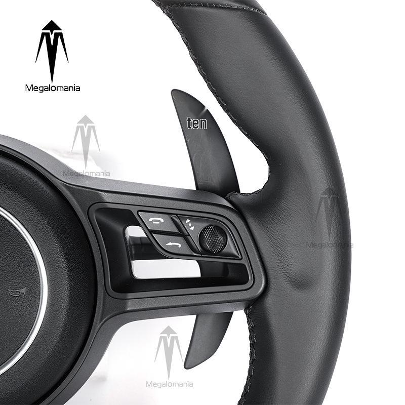 Full Leather Steering Wheel for Porsche Panamera, Cayenne, 911, Taycan, Macan, 718
