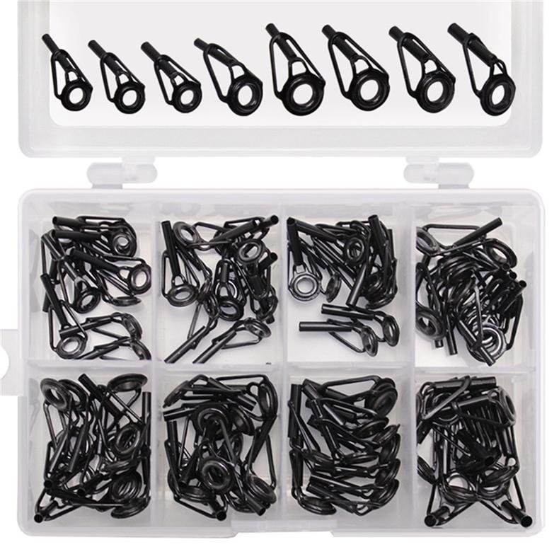 Creative Top Ring Ceramic Fishing Leading Eye Swivel Snap Fishing Accessory Set