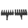 2PCS Solar Panel T Branch Connectors 1 to 6 Solar Branch Connectors Splitter Adapter for Parallel Connection