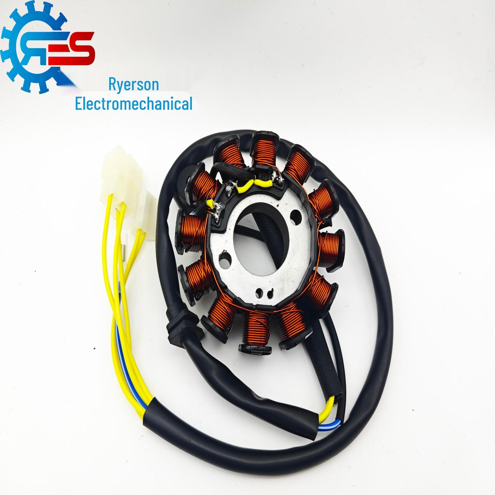 Suitable for GY6 12-Pole ITALIKA ATV200 Motorcycle Magneto Stator Coil Single Cylinder